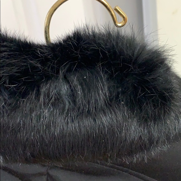 Black fur collar Bebe jacket - Picture 5 of 8